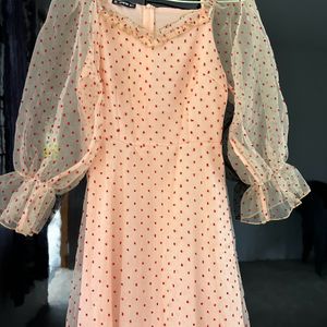 Polka Dot a Midi Dress