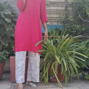 Rose Colour Kurti