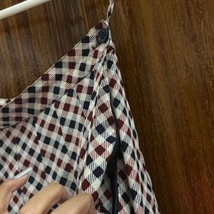 Checked Skirt