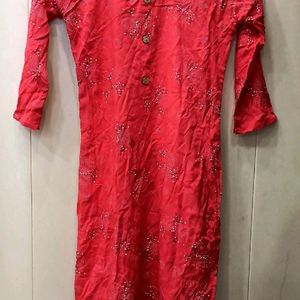 Pink Formal Kurti (Women)