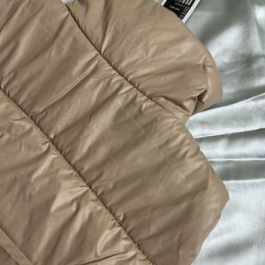 Beige Puffer Jacket