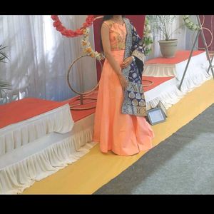 Gown With Dupatta