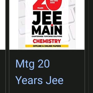 Chemistry mtg Jee Maine 20years