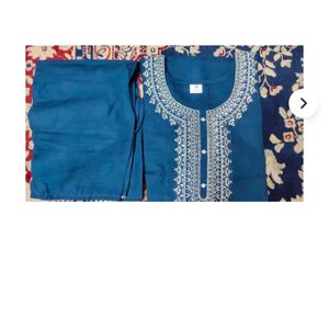 A Khadi Cotton Kurti Set