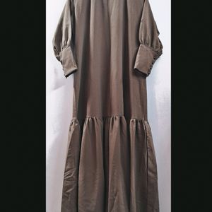 Brown Abaya Stylish Burkha With Hijab New