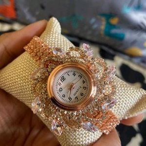 Rosegold Diamond Watch