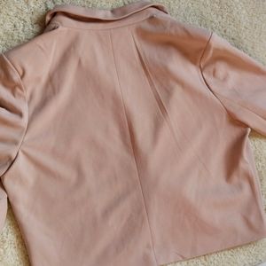 Baby Pink Cropped Blazer