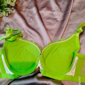 Fluorescent Green Bra