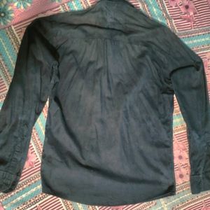 men's casual black shirt