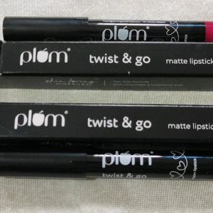 2 Plum Twist & Go Matte lipstick