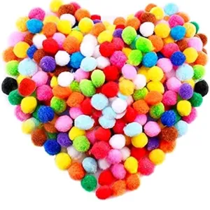 Pack of 50 Big Size  Premium Wool Pompom Balls