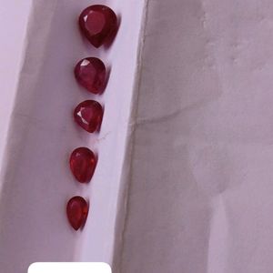 Natural real Ruby Gemstones