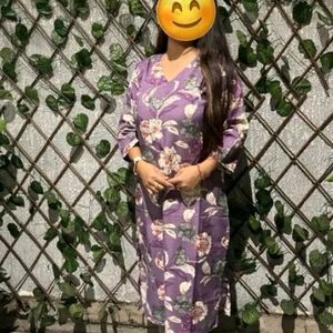 Purple 💜 Shade Kurta Set