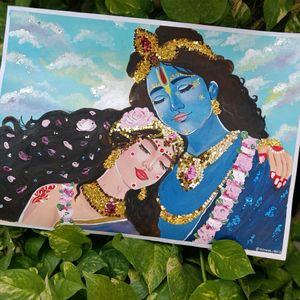 Radha Krishna Painting