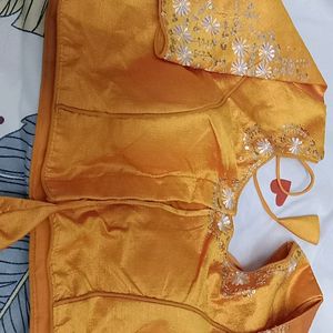 Yellow Color New Work Blouse