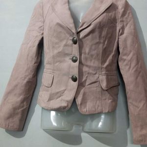 Beautiful Peach Jacket Woolen