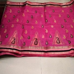 New Bengal Taant Saree( Without Blouse)