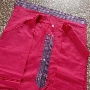 Pure Cotton Kurta (L) Pack Of 2