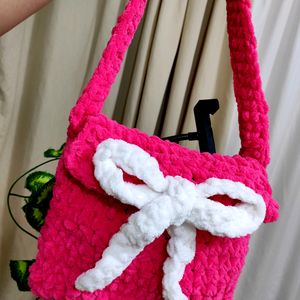 Cute Bow Pink Bag