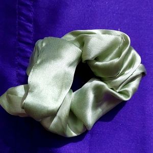 Satin Scrunchies Set Of 2