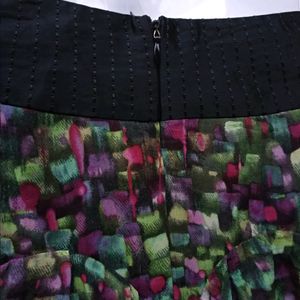 Y2K Pinterest Multi Printed Ruffle Mini Skirt