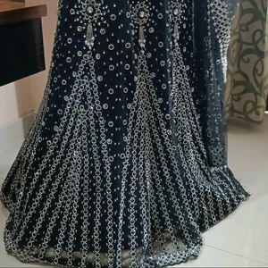 Designer Black Lehenga