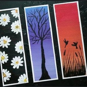 Painted Bookmarks