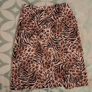 Price down Tiger Print beautiful Skirt for party w