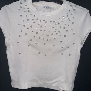 Zara Studded Top From 32-36