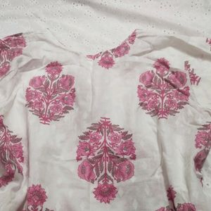 floral short kurti