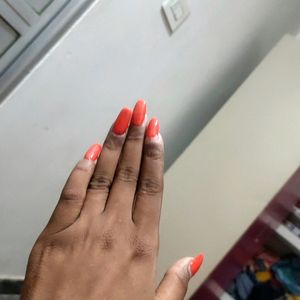 NaiL Extension Outflow itne organeesation 🍊🧡🧡🧡