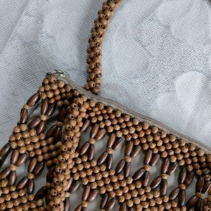 Beaded Brown Bag