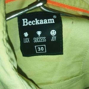 Beckaam Shirt  Yellow In Colour