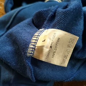 TOMMY HILFIGER BLUE HOODIE