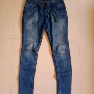 Blue Denim Skinny Fit Styles Jeans👖