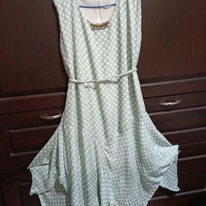 Dot Print Dress