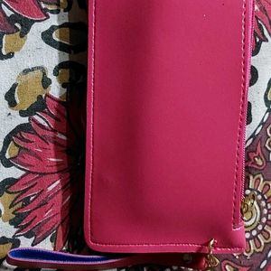 Pink Flower Wallet