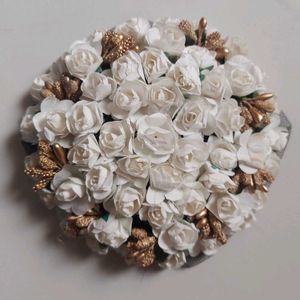 Flower Jewelry Hair Bun