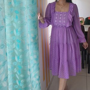 Lavender Colour Dress