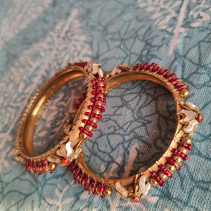 Maroon Bangles / Kada (Women)