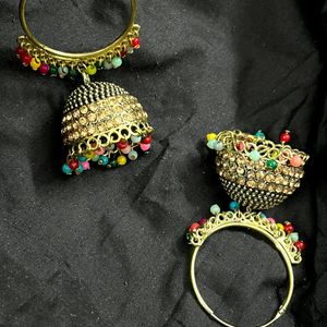 Golden Jhumkas