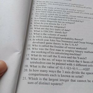 Maths Quiz Book