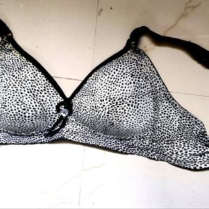 light puf bra with beautiful print