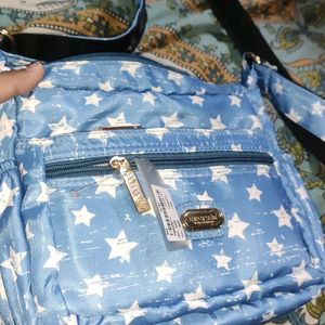 Blue Colour Stars Sling Bag