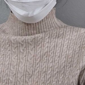 Soft Turtle Neck_ Beige & Grey ✨