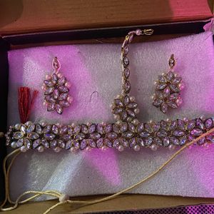 Zaveri Pearls Necklace Set