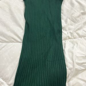 Highly Stretchable Green Dress