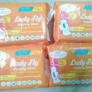 4 Pack Of Sanitary Pads