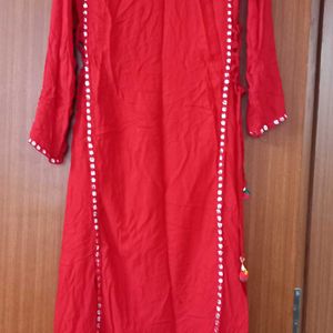 Red Kurta