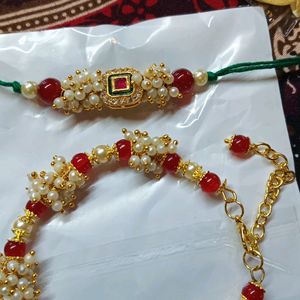 Handmade Braclet With Rakhi